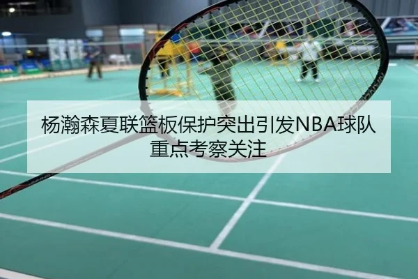杨瀚森夏联篮板保护突出引发NBA球队重点考察关注